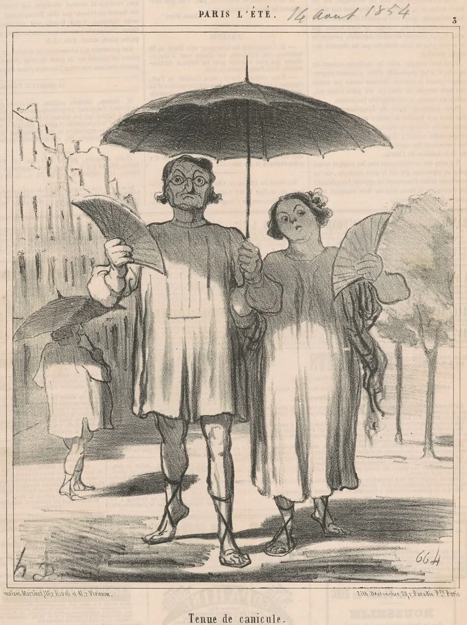Tenue de canicule by Daumier, Honoré