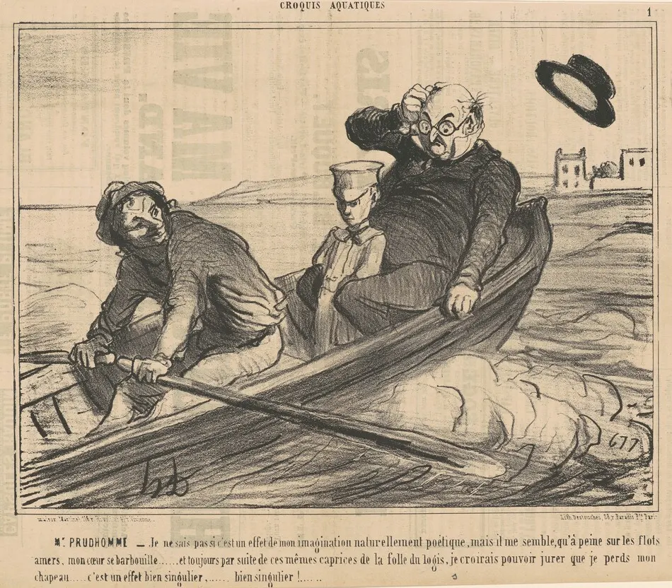 M. Prud'homme ... Je ne sais pas si ... by Honoré Daumier