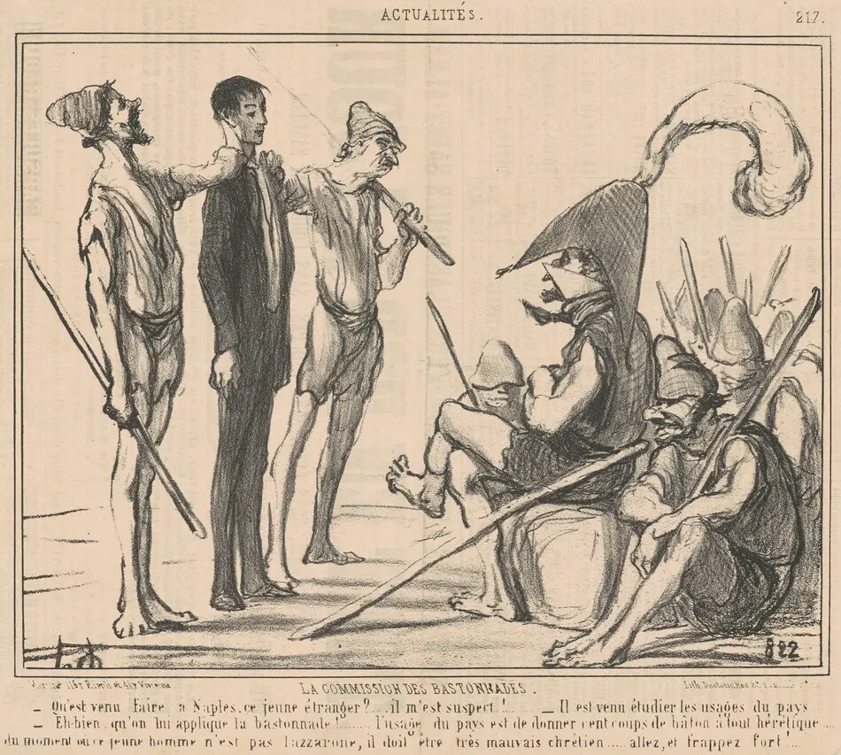 Commission des bastonnades by Honoré Daumier