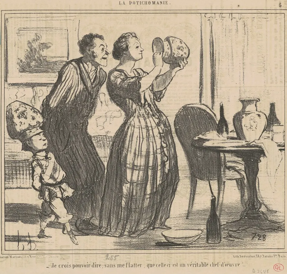 Je crois pouvoir dire, sans me flatter ... by Honoré Daumier