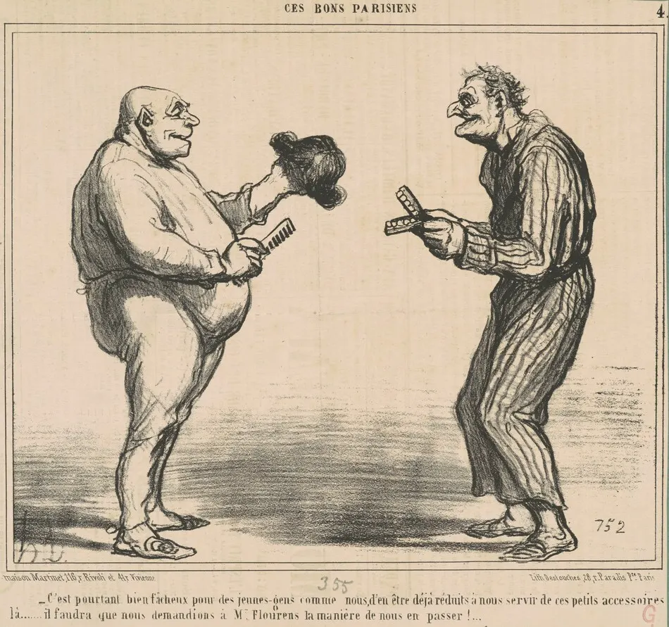C'est pourtant bien facheux pour ... by Honoré Daumier