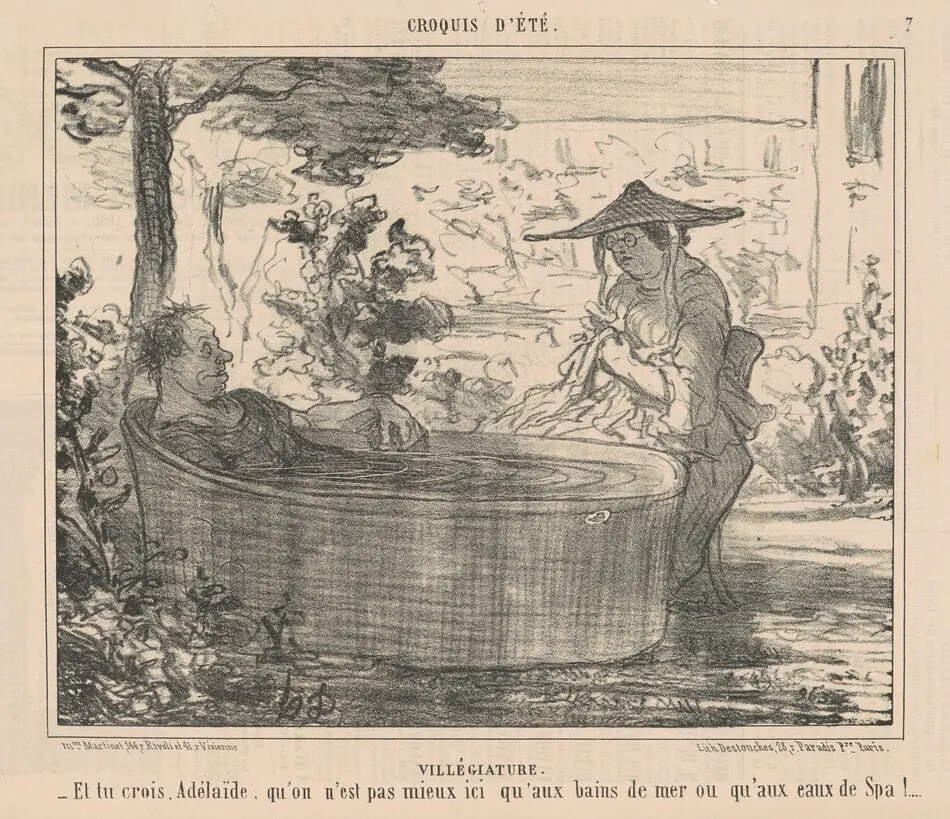 Villégiature by Daumier, Honoré