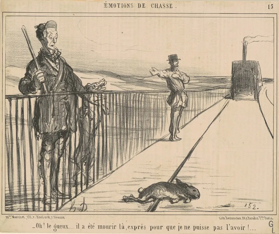 Oh! Le gueux ... il a été mourir la ... by Honoré Daumier