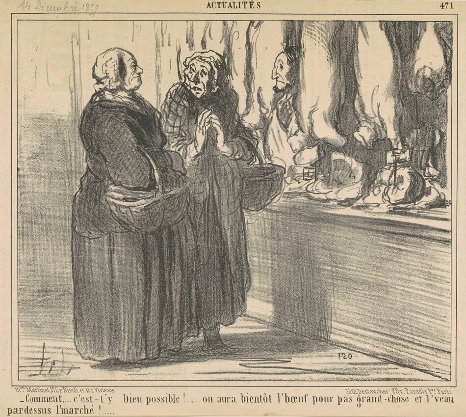 Comment ... c'est-t'y dieu possible! ... by Honoré Daumier