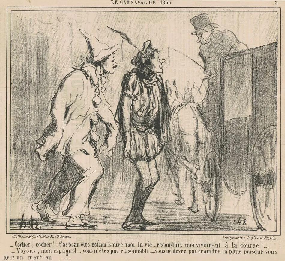 Cocher, Cocher! ... by Honoré Daumier