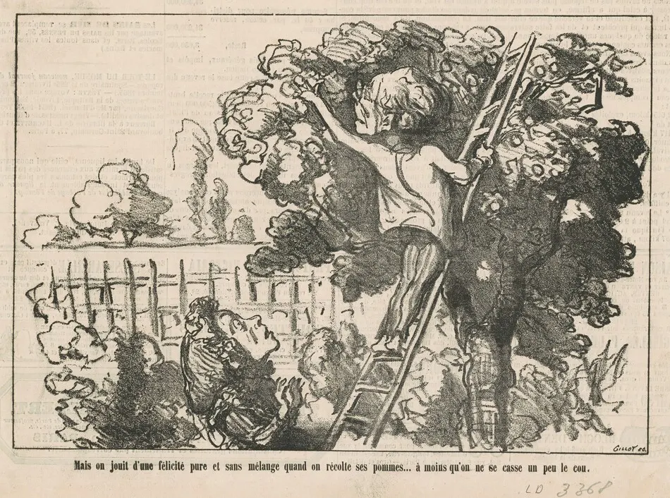 Mais on jouit d'une félicité pure by Honoré Daumier