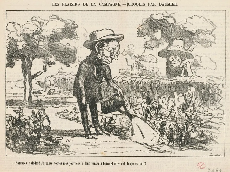 Satanées salades ... by Daumier, Honoré