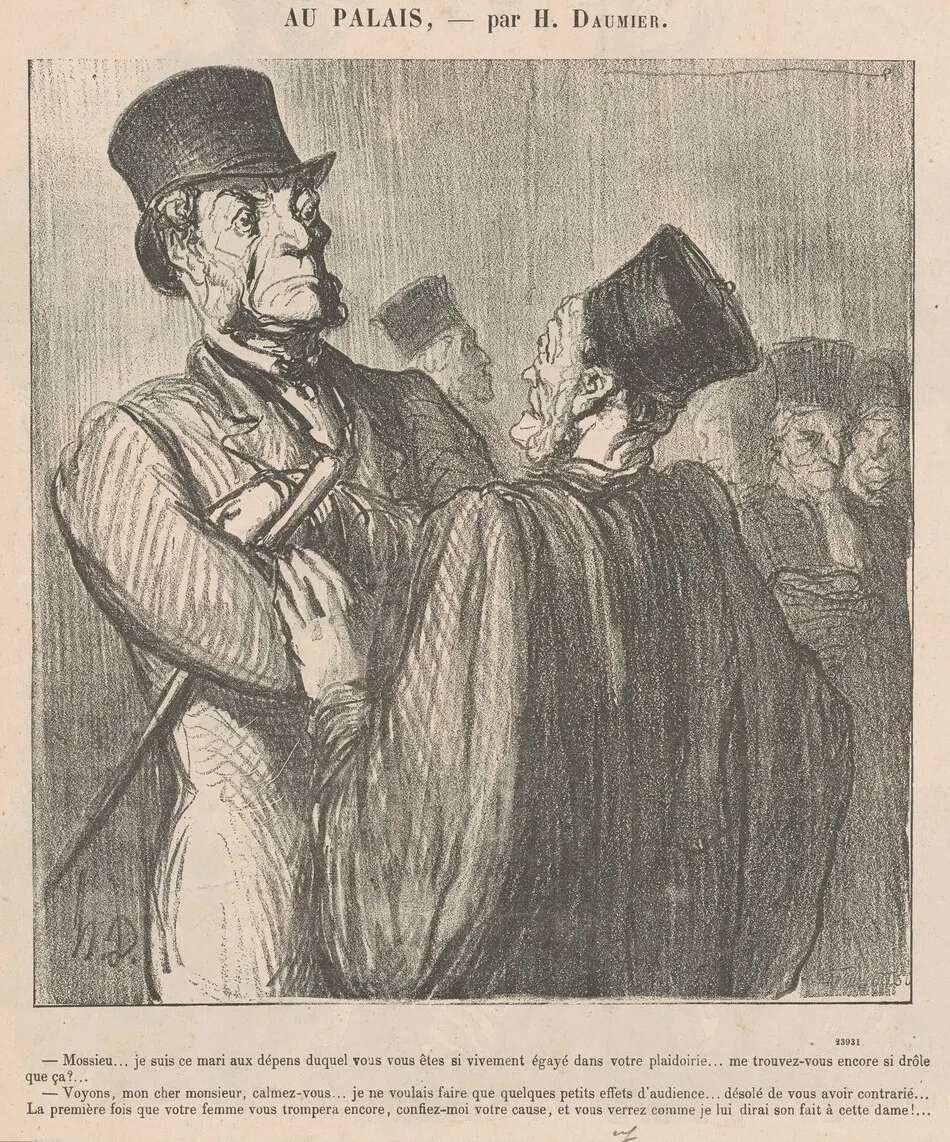Mossieu ... je suis ce mari aux dépens duquel by Honoré Daumier