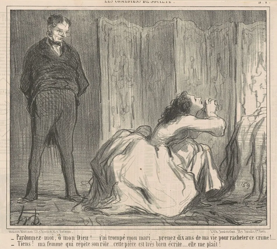 Pardonnez-moi, o mon dieu! ... by Honoré Daumier