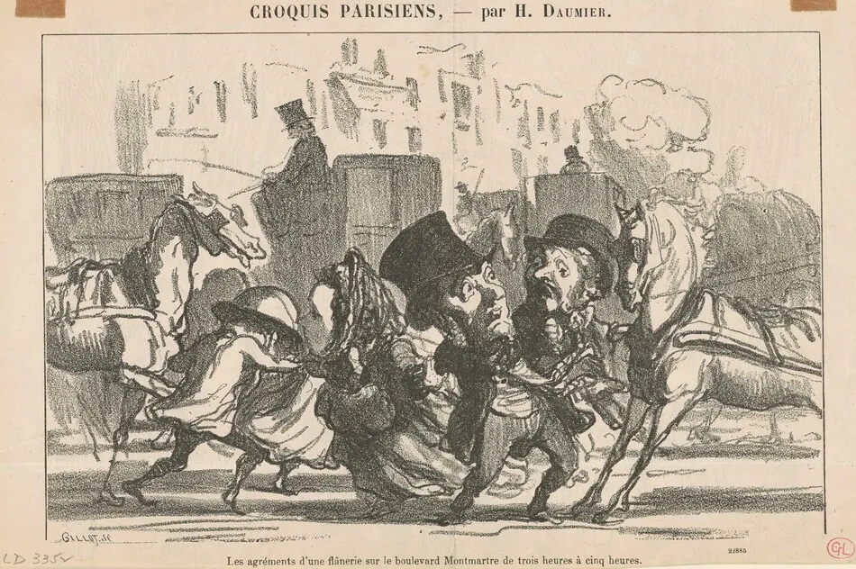 Les agréments d'une flanerie ... by Honoré Daumier