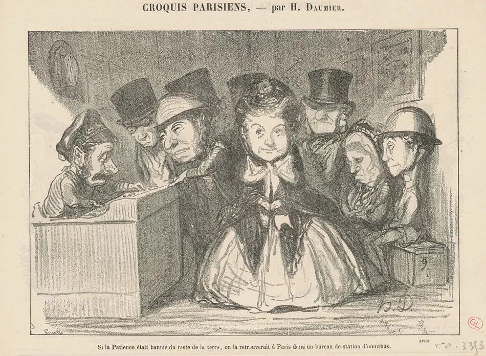 Si la patience était bannie du reste ... by Daumier, Honoré