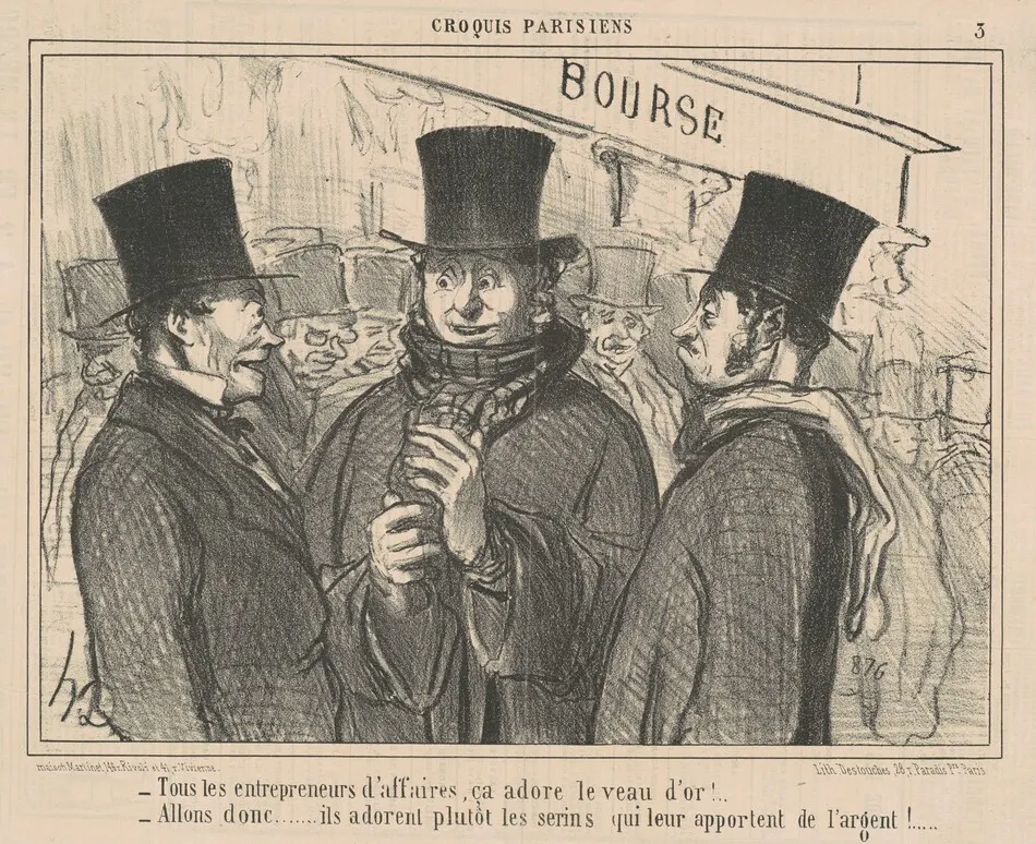 Tous les entrepreneurs d'affaires, ca adore ... by Daumier, Honoré