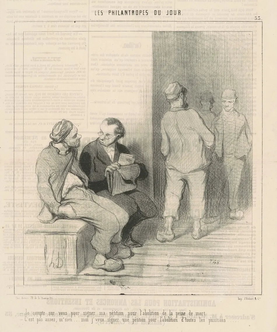 Je compte sur vous pour signer by Honoré Daumier