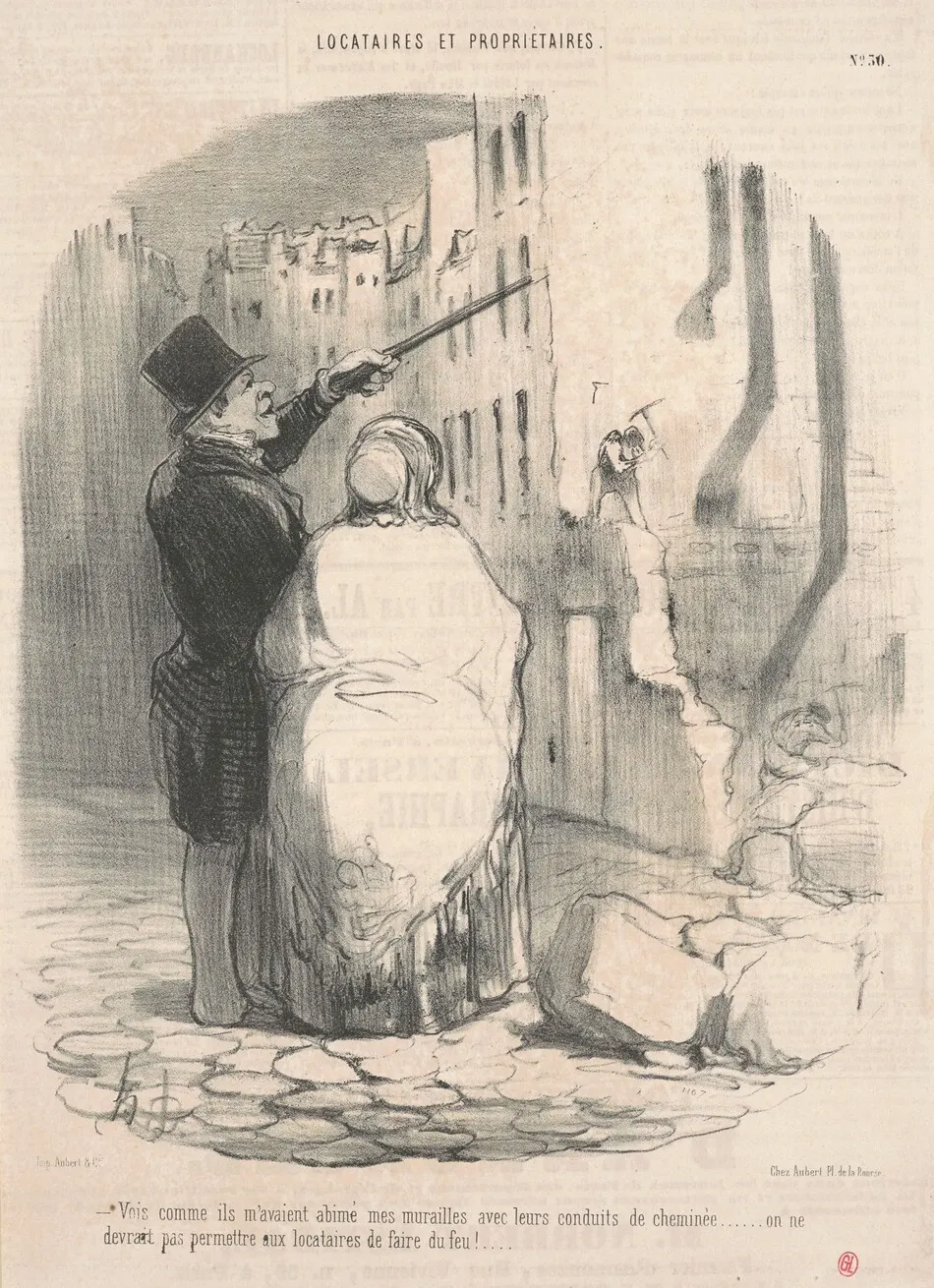 Vois comme ils avaient abimè ... by Daumier, Honoré