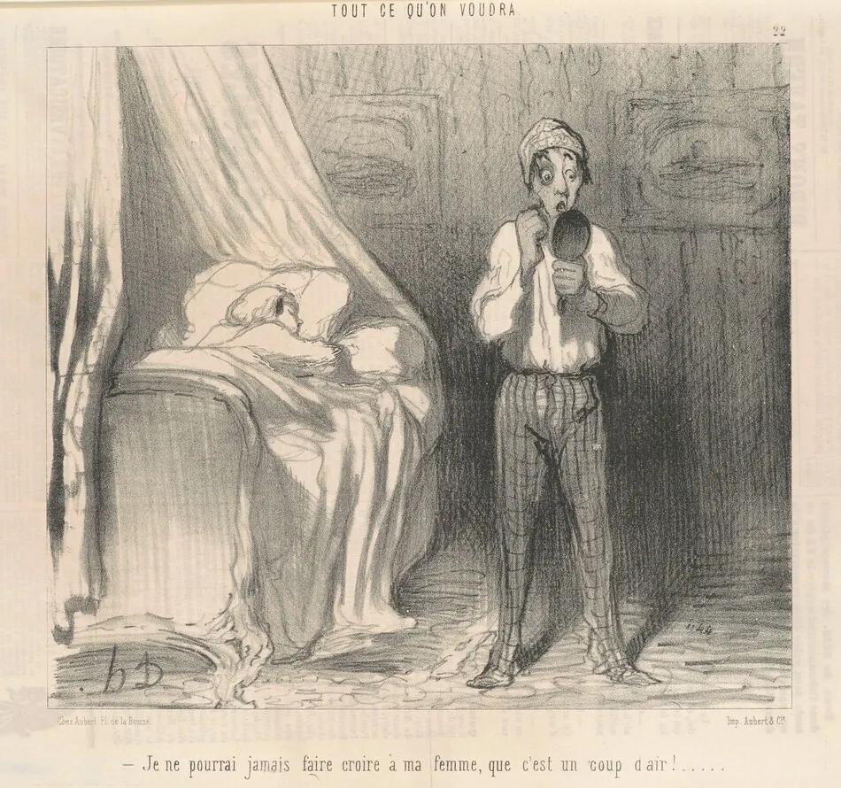 Je ne pourrai jamais faire croire a ma femme ... by Honoré Daumier