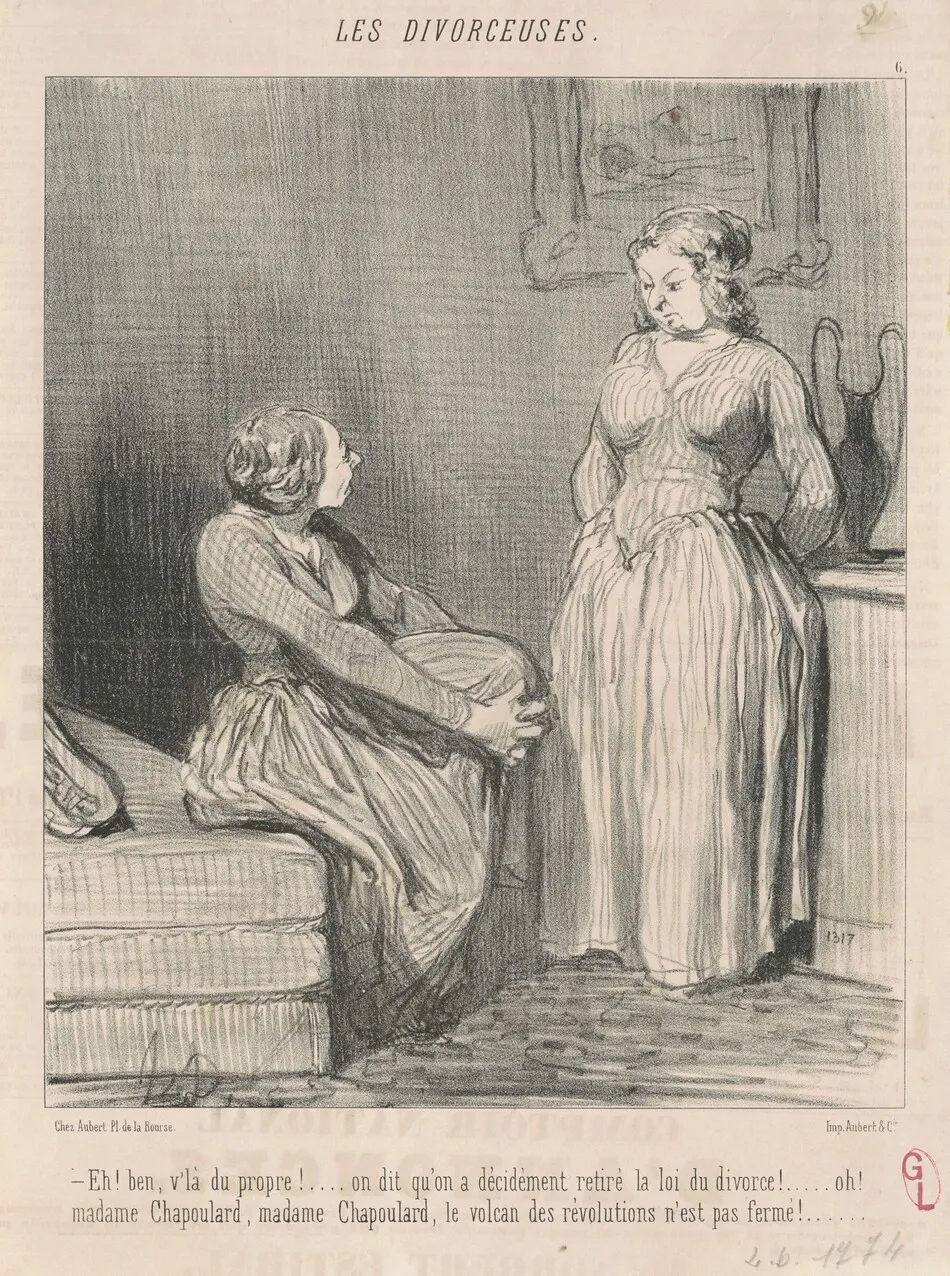 Eh! Ben, v'la du propre! ... on dit ... by Honoré Daumier