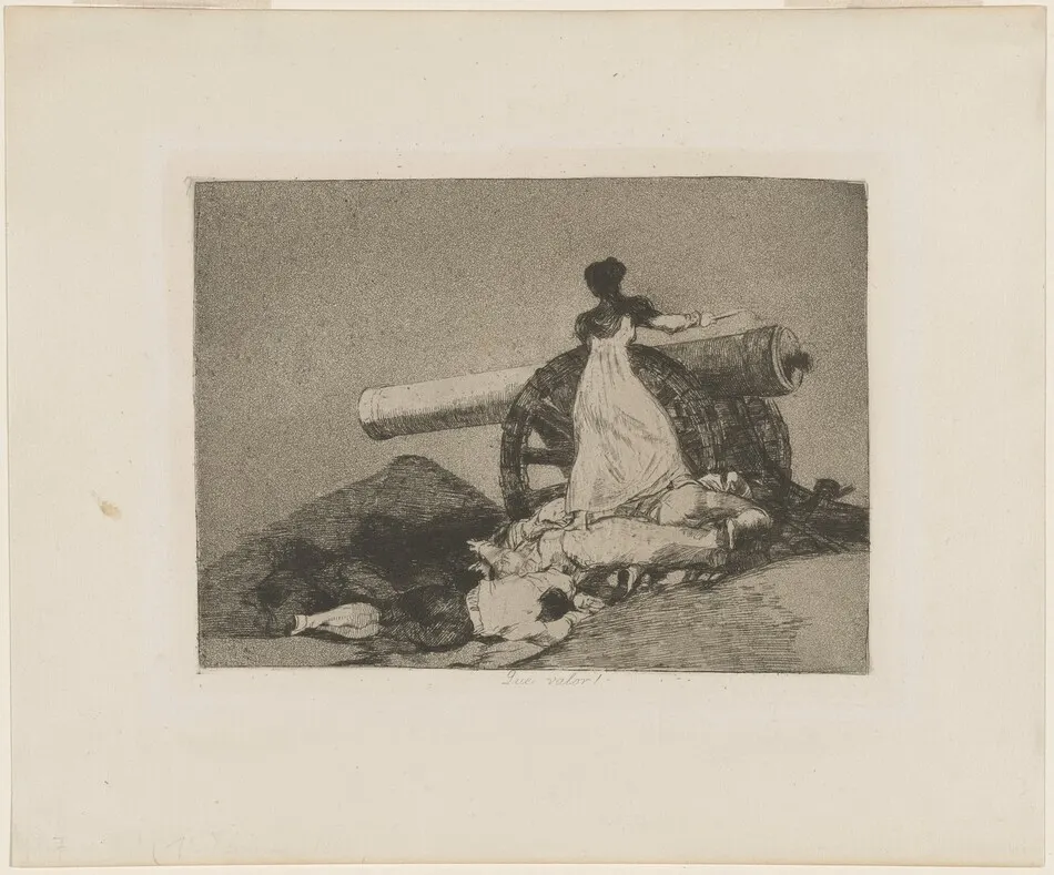 Que valor! (What Courage!) by Francisco Goya