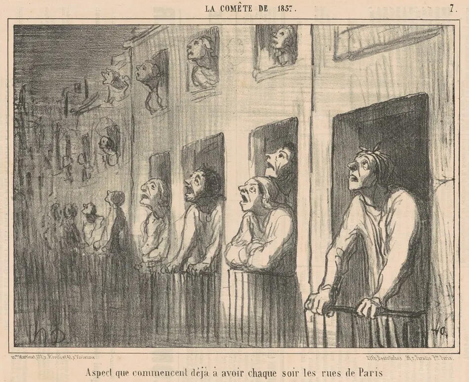 Aspect que commencent dèja a avoir ... by Honoré Daumier