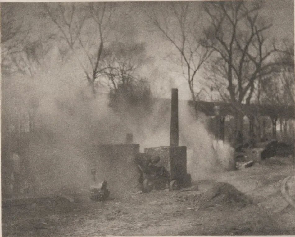 The Asphalt Paver: New York by Alfred Stieglitz