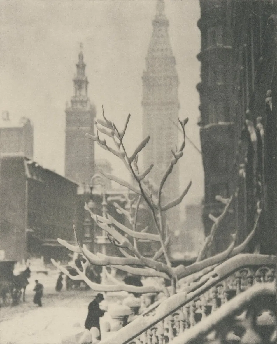 Two Towers—New York by Alfred Stieglitz