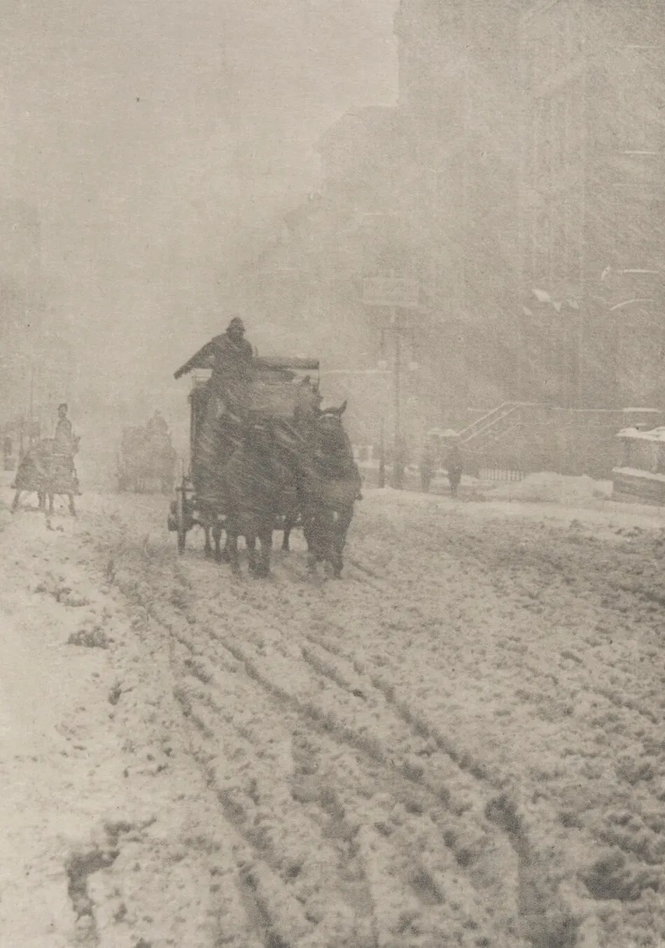Winter—Fifth Avenue by Alfred Stieglitz