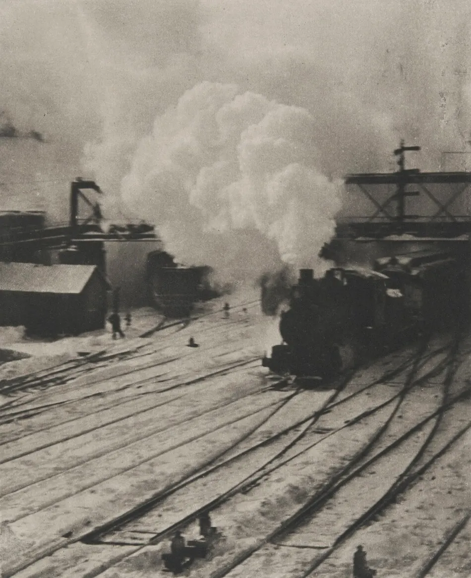 Snapshot—In the New York Central Yards by Alfred Stieglitz