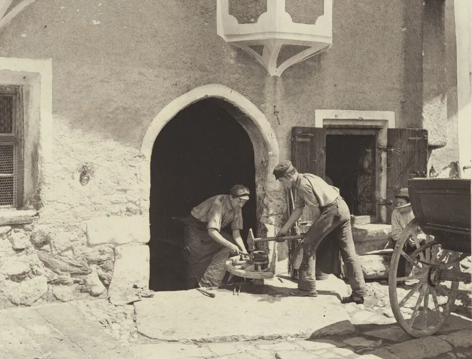 Before the Smithy's by Alfred Stieglitz