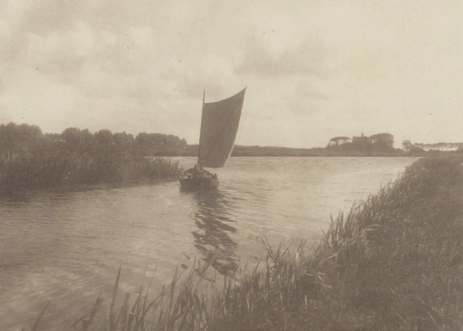 A Dutch Waterway by Alfred Stieglitz