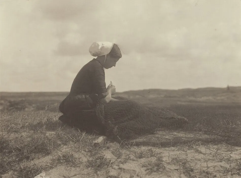 Mending Nets by Alfred Stieglitz