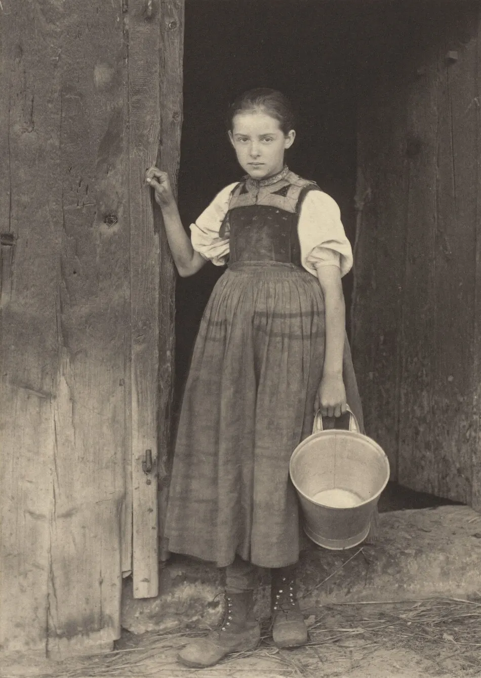 A Gutach Peasant Girl by Alfred Stieglitz