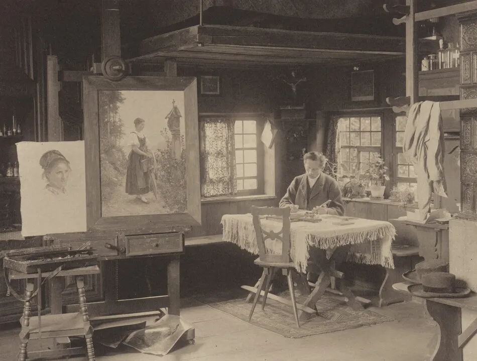 Hasemann's Studio by Alfred Stieglitz