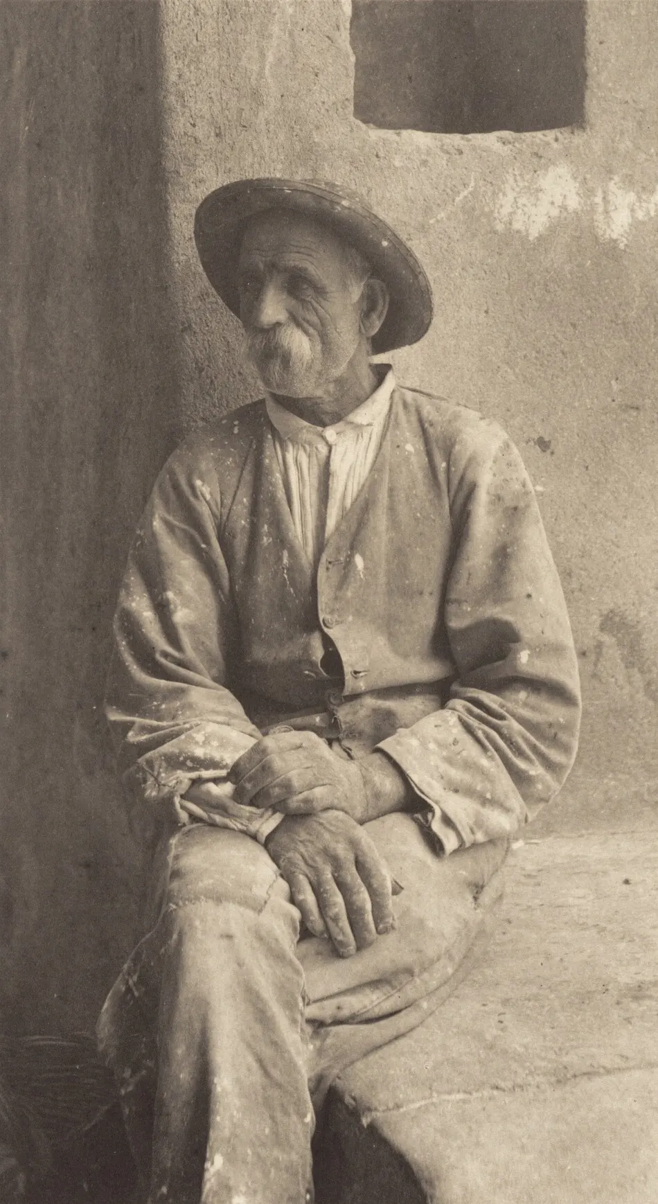 Italian Mason, Bellagio by Alfred Stieglitz
