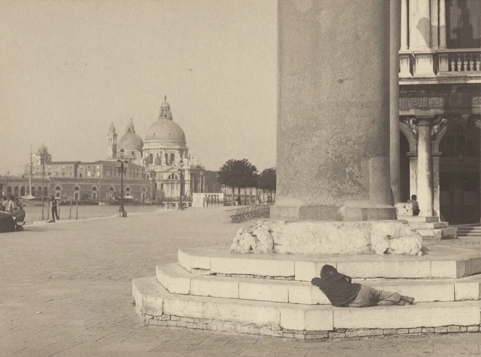 On the Piazza, 6 a.m. by Alfred Stieglitz