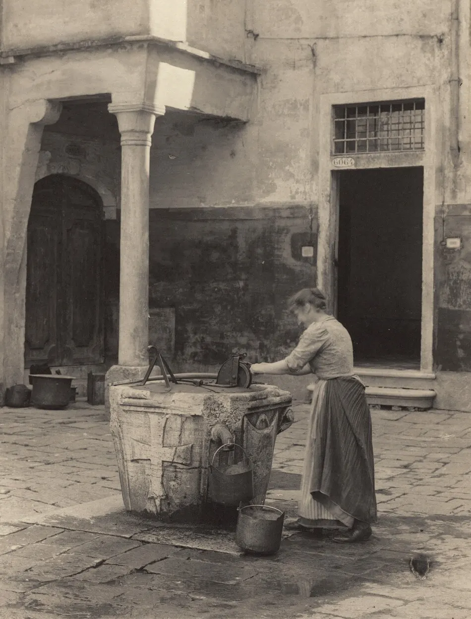 A Well, Venice by Alfred Stieglitz