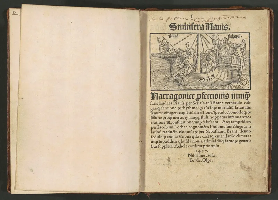 Stultifera navis (Ship of Fools) by Albrecht Dürer