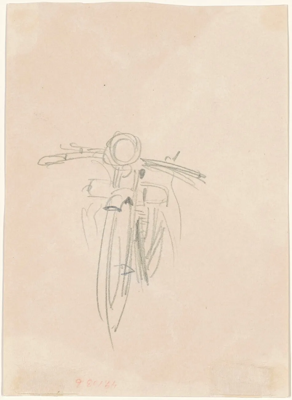 Motorcycle [verso] by John Singer Sargent