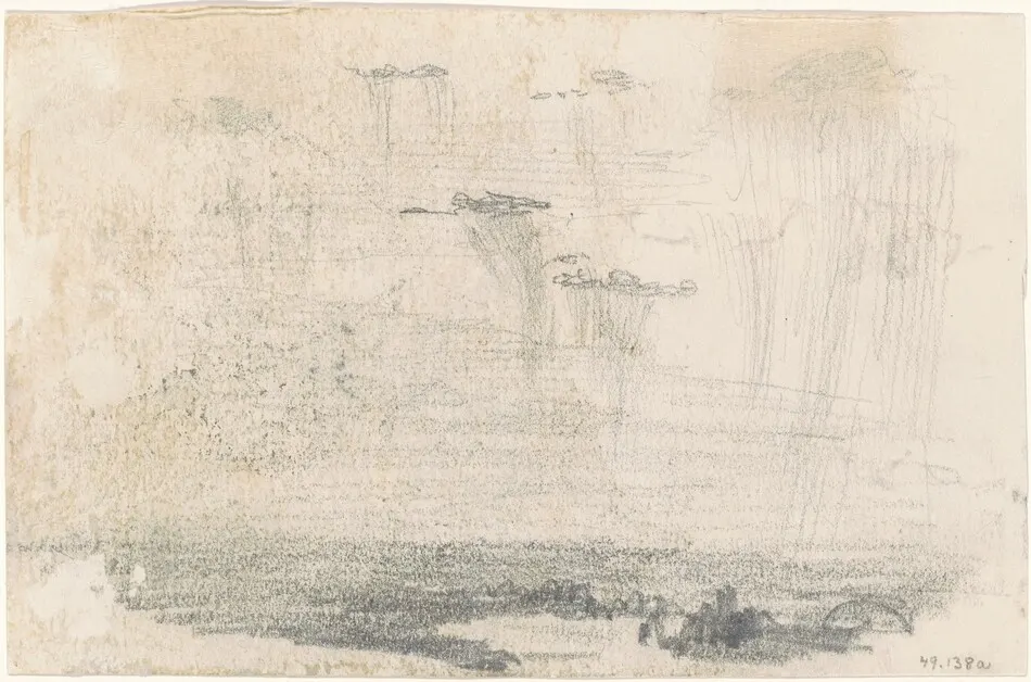 Clouds [verso] by John Singer Sargent