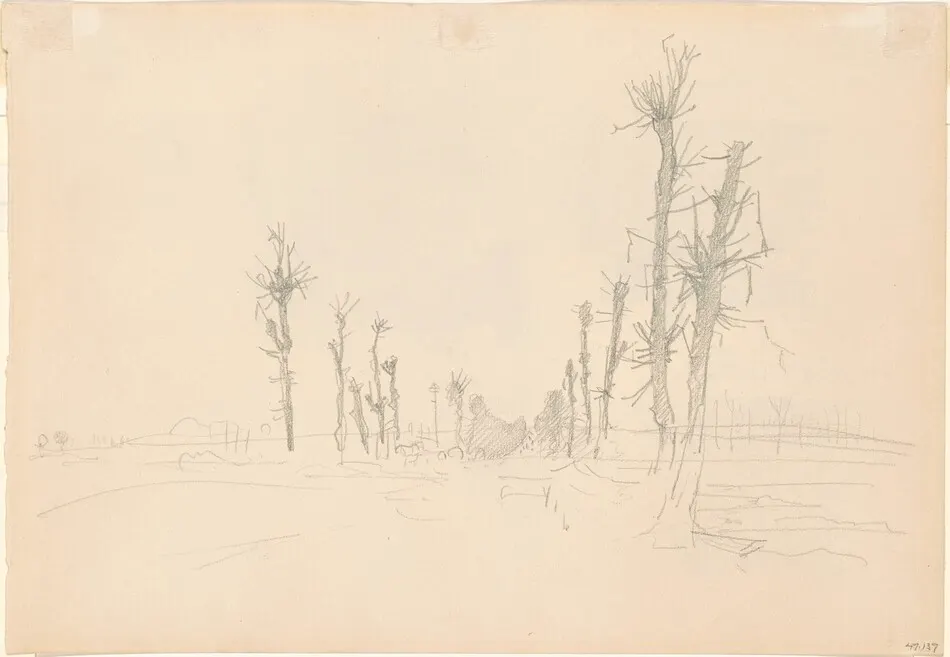 Devastated Landscape [verso] by John Singer Sargent