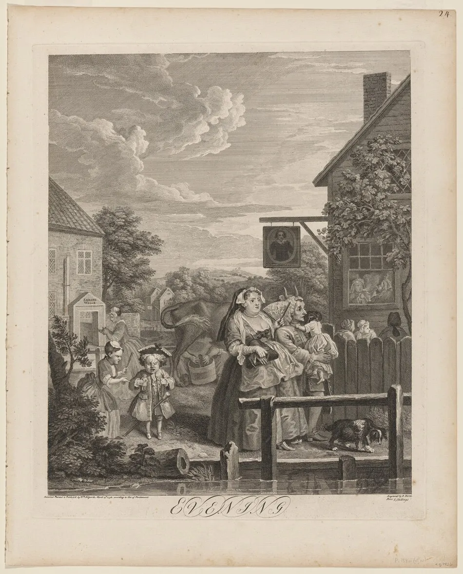 Evening by William Hogarth