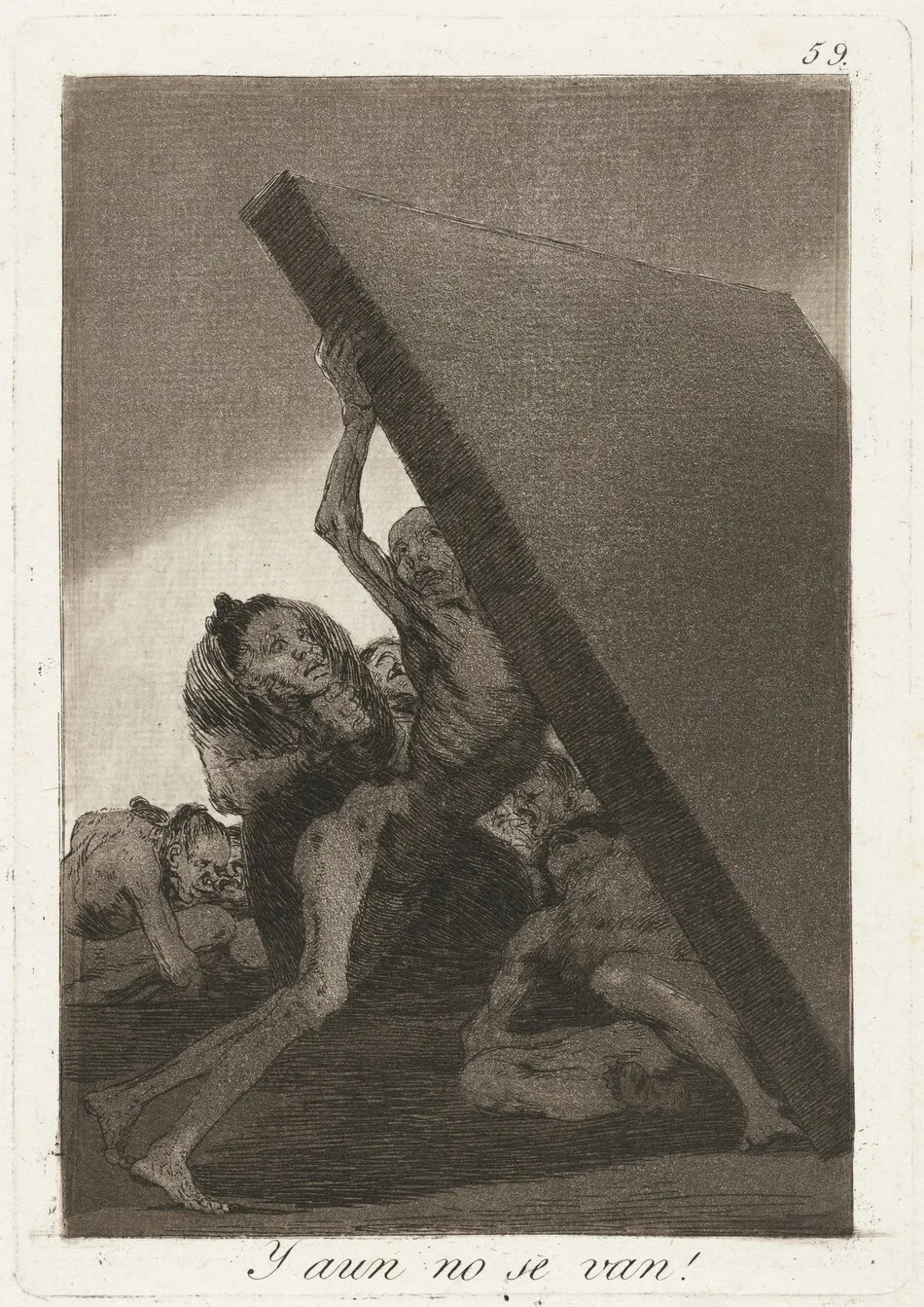 Y aun no se van! (And Still They Don't Go!) by Francisco Goya