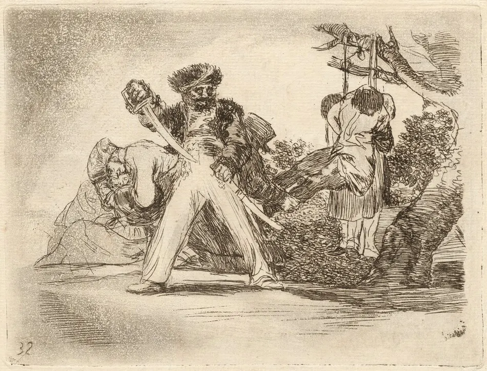 Fuerte cosa es! (That's Tough!) by Francisco Goya