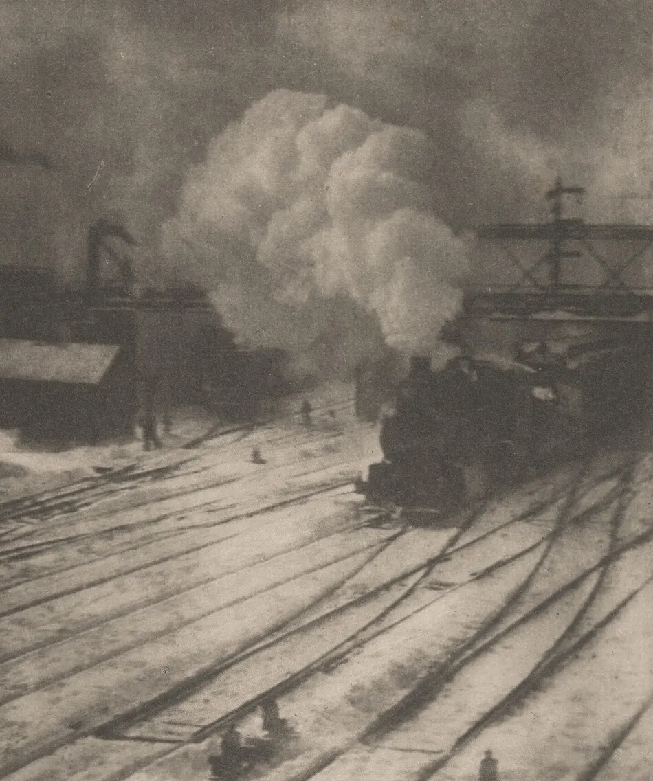 New York Central Yard by Alfred Stieglitz