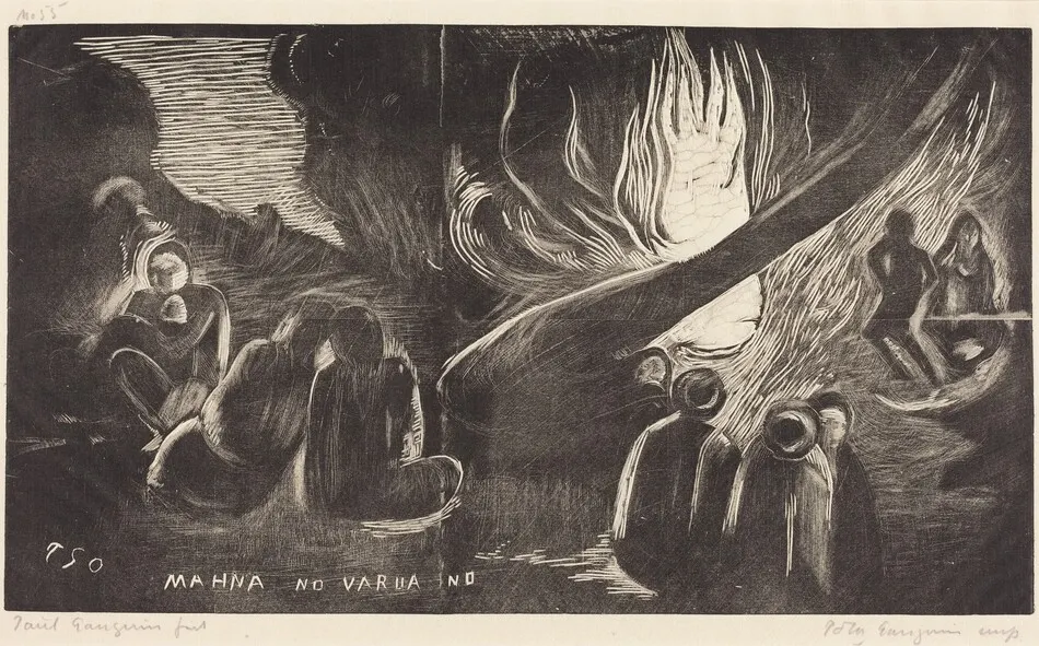 Mahna no Varua Ino (The Devil Speaks) by Paul Gauguin