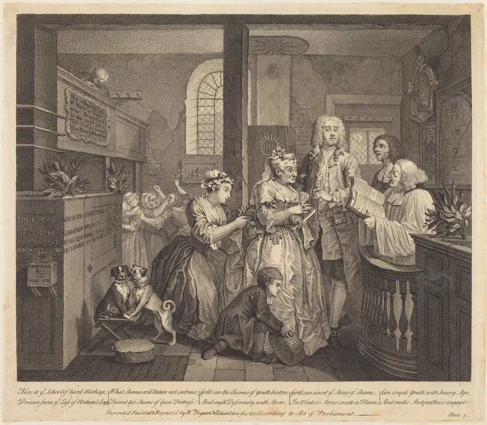A Rake's Progress: pl.5 by William Hogarth