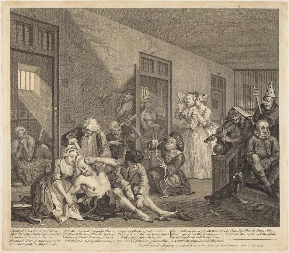 A Rake's Progress: pl.8 by William Hogarth