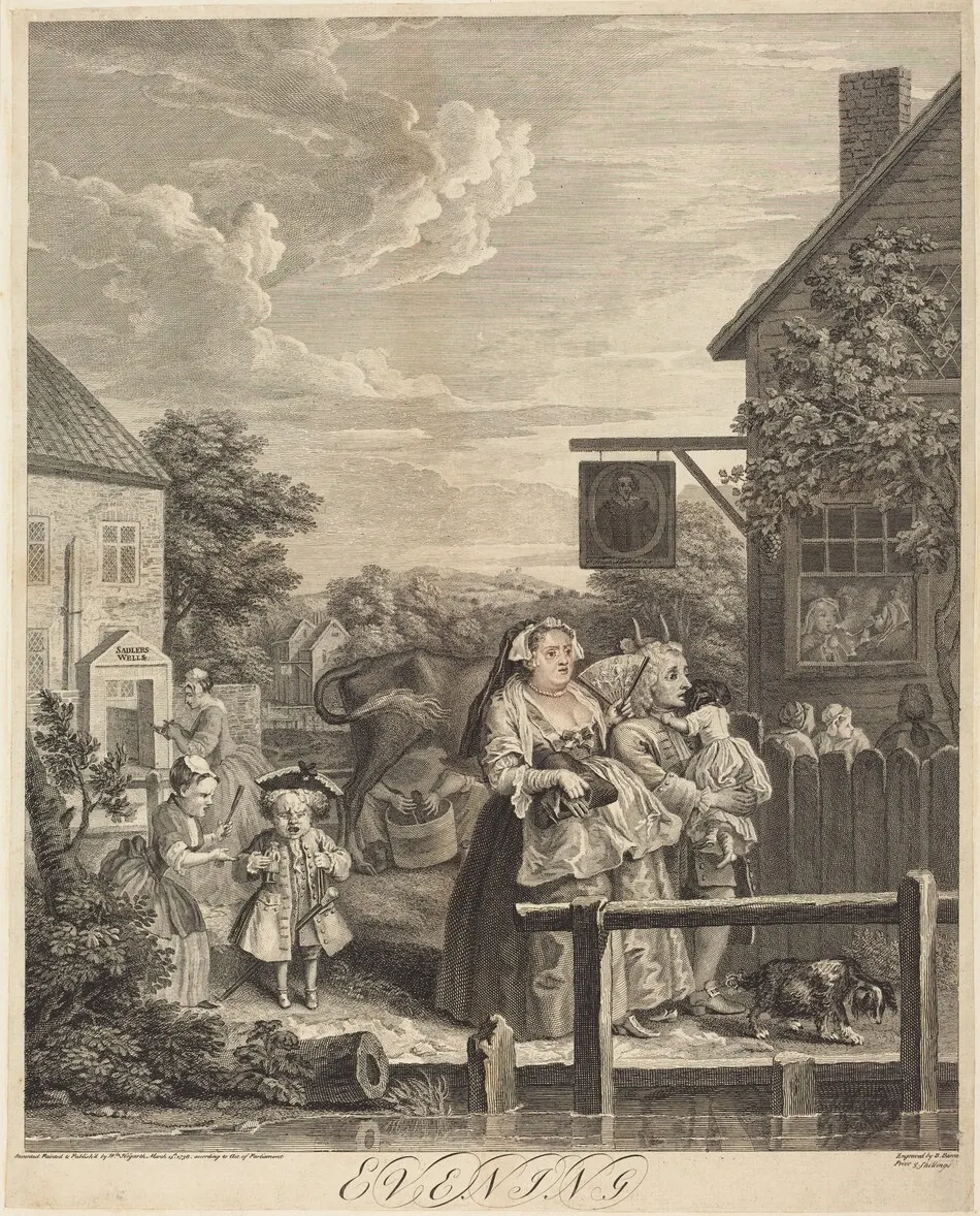 Evening by William Hogarth