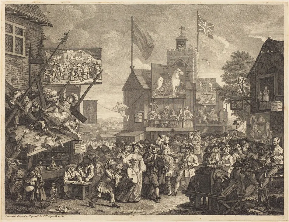 Southwark Fair by William Hogarth