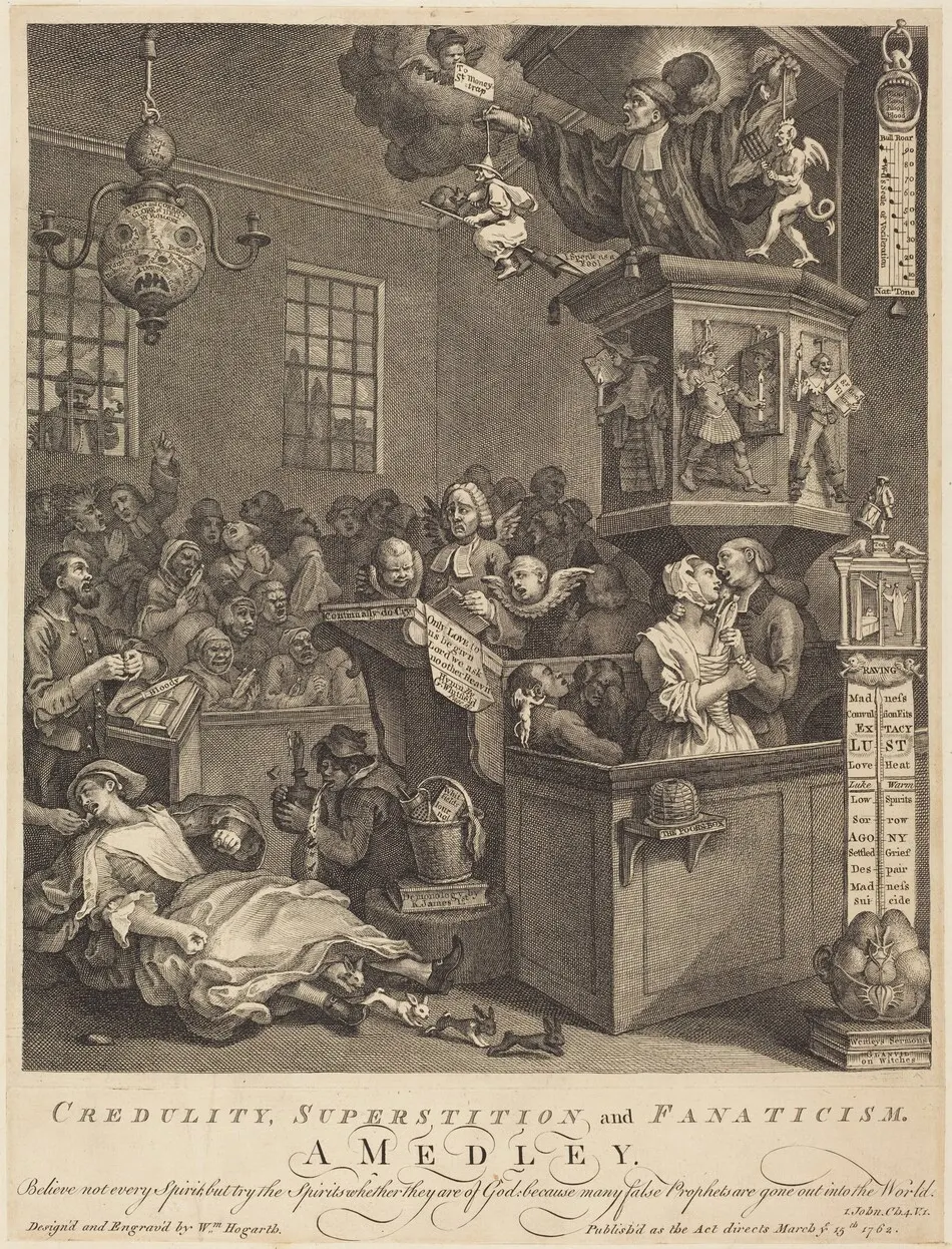 Credulity, Superstition, and Fanaticism by William Hogarth