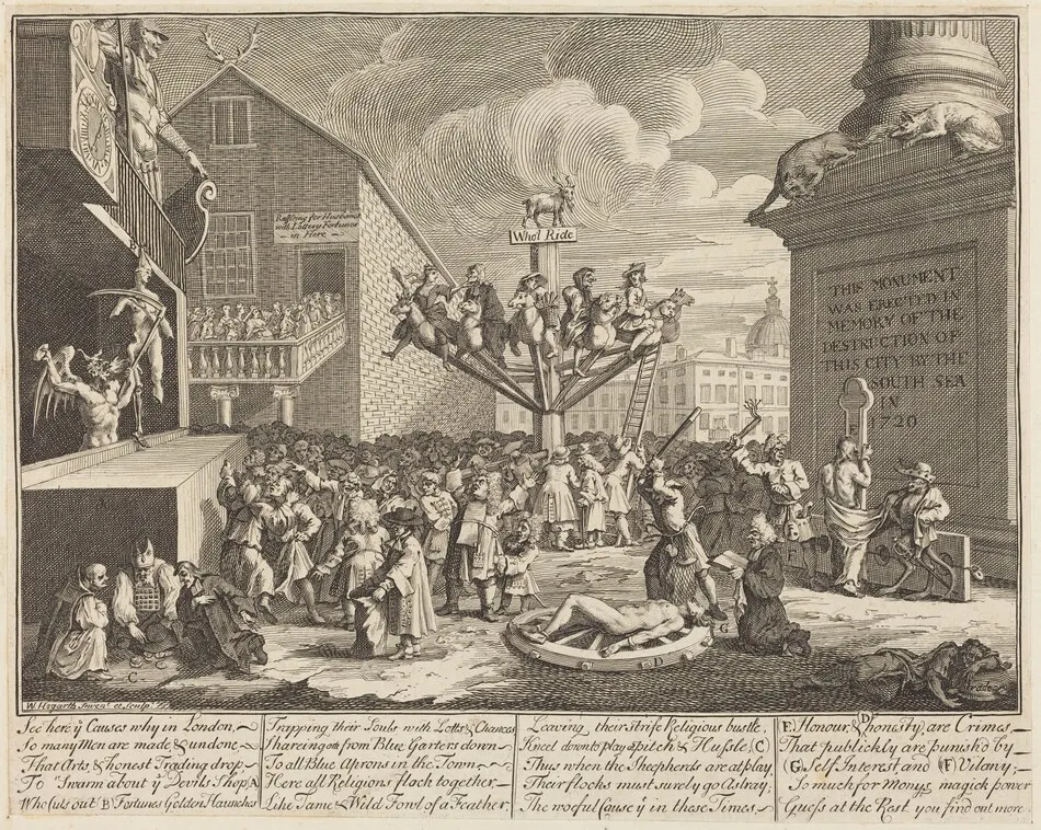 The South Sea Scheme by William Hogarth