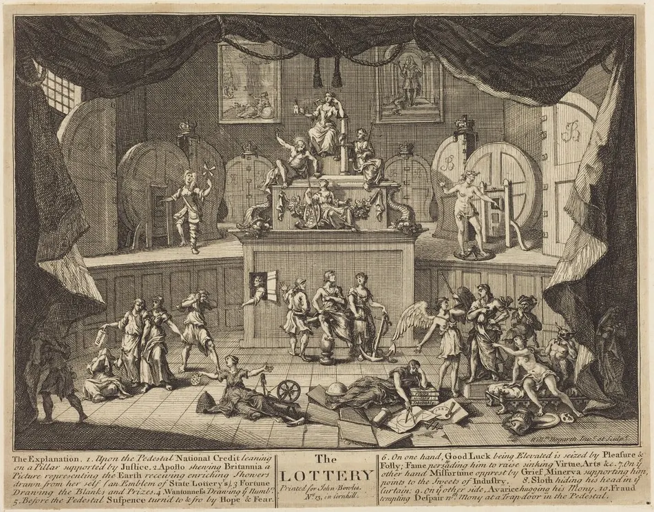 The Lottery by William Hogarth